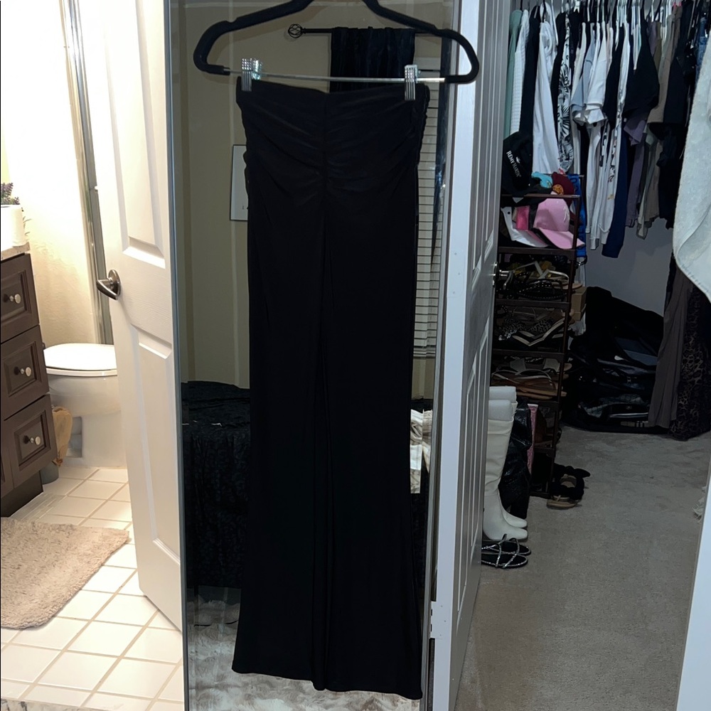 Forever 21 Black Scrunched Flare Pants